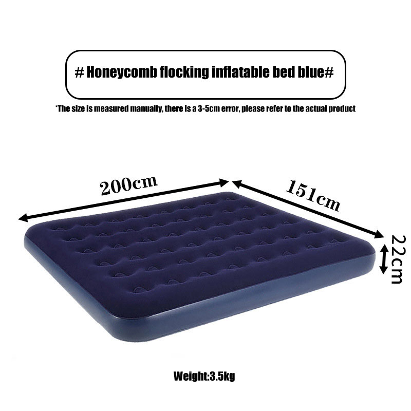 (Blue) Bare Bed - No Pump Included