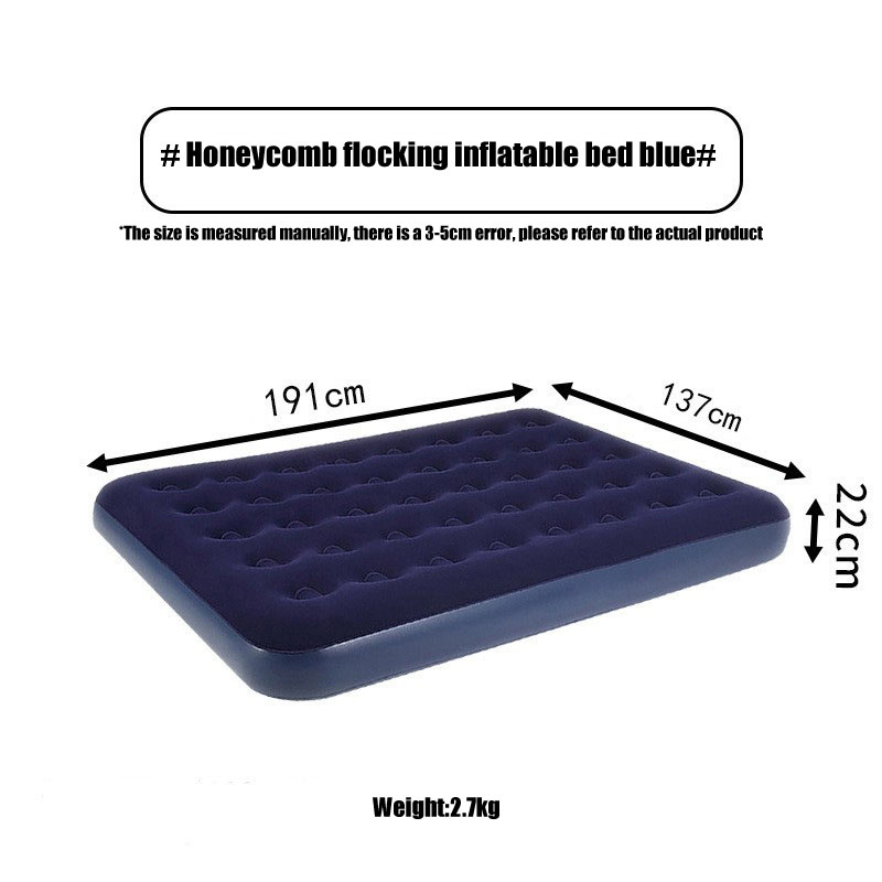 (Blue) Bare Bed - No Pump Included